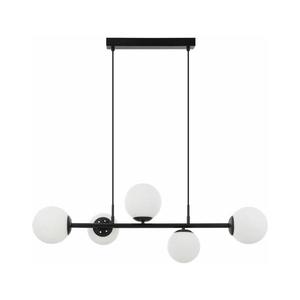 Candelabru suspendat pe cablu MADDIE 5xE14/5W/230V negru imagine