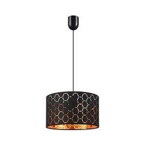 Pendul ULLE pe cablu, 1xE27/15W/230V, negru imagine