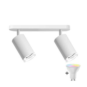 Spot LED RGBW dimerizabil pentru baie TURYN, 2x GU10/6, 5W/230V, IP44, alb imagine