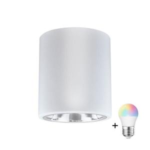 Spot LED RGBW reglabil JUPITER, 1x E27 / 6, 5 W / 230 V, Ø 13 cm, alb imagine