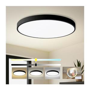 Brilagi - Plafonieră LED POOL, 128W/230V, 3000/4500/6000K, Ø 100 cm, negru imagine