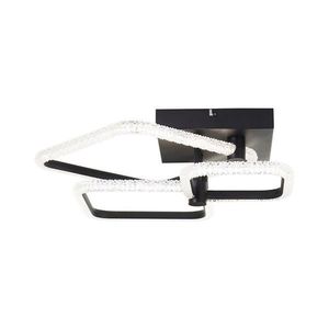 Brilliant - Plafonieră LED dimabilă AYDIN LED/34W/230V, neagră + telecomandă imagine