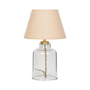 Lampă de masă AYD 1xE27/40W/230V bej/transparentă imagine