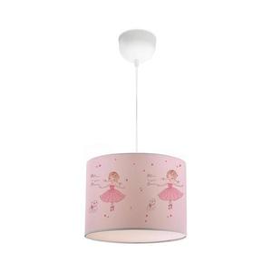 Lustră pentru copii CANDY 1xE27/40W/230V roz imagine