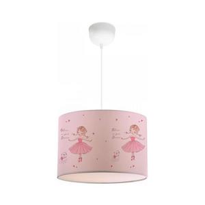 Lustră pentru copii CANDY 1xE27/40W/230V roz imagine