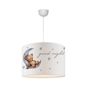 Lustră pentru copii CANDY 1xE27/40W/230V alb/maro imagine