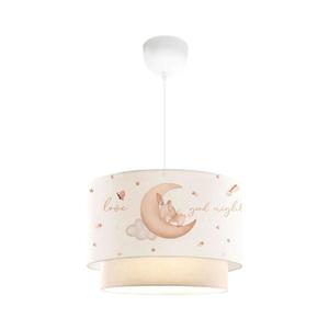 Lustră pentru copii CANDY 1xE27/40W/230V alb/bej imagine