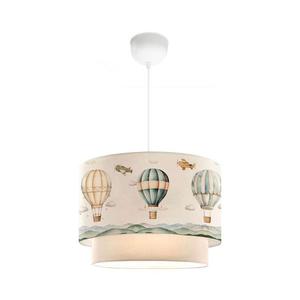 Lustră pentru copii CANDY 1xE27/40W/230V alb/multicolor imagine