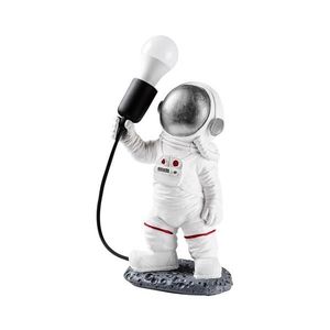 Lampă de noptieră pentru copii ASTRONAUT 1xE27/40W/230V argintie/albă imagine