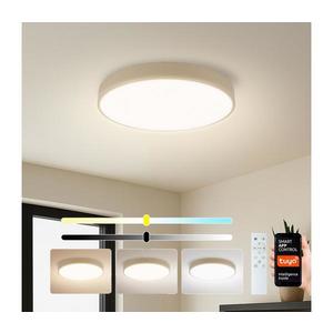 Brilagi - Lampă LED dimabilă POOL SMART, 48 W, 230 V, Ø 40 cm, Wi‑Fi Tuya, bej, cu telecomandă imagine
