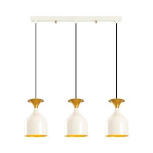 Lustră pe cablu SIVANI 3xE27/40W/230V alb/cupru imagine