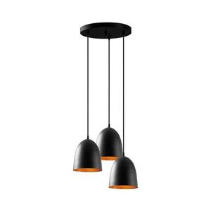 Lustră TATTOO cu cablu, 3xE27/40W/230V, neagră imagine