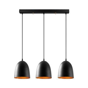 Lustră pe cablu TATTOO, 3xE27/40W/230V, neagră imagine