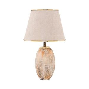 Lampă de masă RAMZES 1xE27/40W/230V crem/auriu imagine