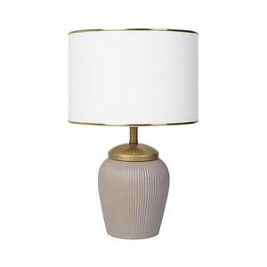 Lampă de masă RAMZES 1xE27/40W/230V alb/bej imagine