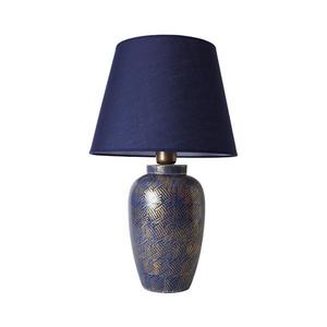 Lampă de masă RAMZES 1xE27/40W/230V albastră imagine