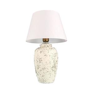 Lampă de masă RAMZES 1xE27/40W/230V alb/crem imagine