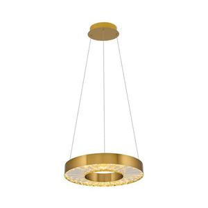 Lustră LED suspendată pe cablu JESI, LED/35W/230V, 3000K, Ø 40 cm, bronz imagine