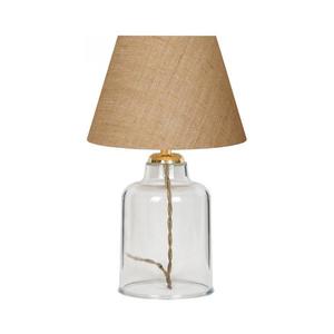 Lampă de masă AYD 1xE27/40W/230V maro/transparentă imagine