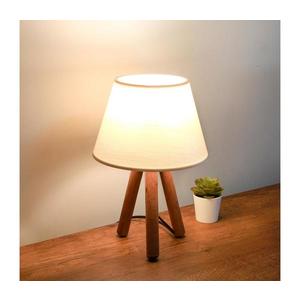 Lampă de masă AYD, 1 x E27, 40 W, 230 V, maro/crem imagine