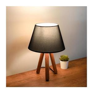 Lampă de masă AYD, 1 x E27, 40 W, 230 V, maro/antracit imagine