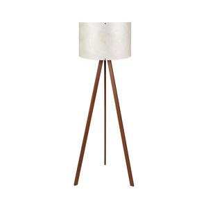 Lampadar AYD 1xE27/40W/230V alb/maro imagine