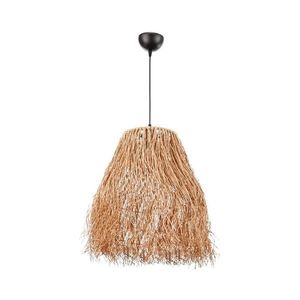 Lampă suspendată FRINGE cu cablu 1xE27/40W/230V, abajur din rafie imagine