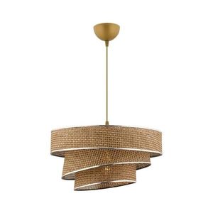 Lustră pe cablu COUPER 1xE27/60W/230V maro/crom lucios imagine