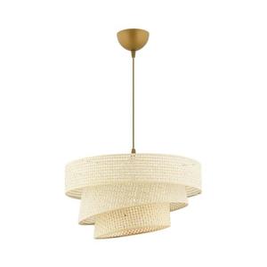 Lustră suspendată pe cablu COUPER 1xE27/60W/230V, crem imagine