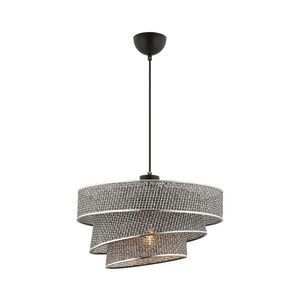 Pendul pe cablu COUPER 1xE27/60W/230V gri/crom lucios imagine