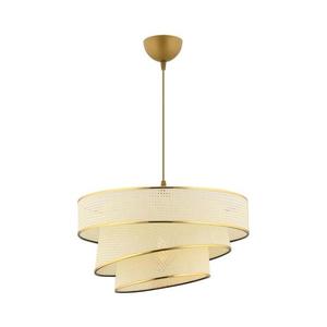 Pendul pe cablu COUPER 1xE27/60W/230V alb/auriu imagine