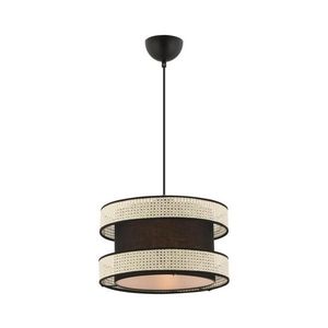 Pendul pe cablu HALO 1xE27/60W/230V negru/crem imagine