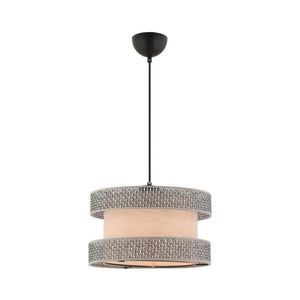 Pendul cu cablu HALO 1xE27/60W/230V bej/gri imagine