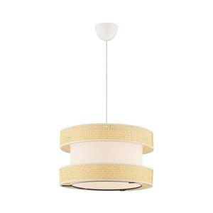 Lustră suspendată cu cablu HALO 1xE27/60W/230V crem/bej imagine