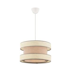 Lampă suspendată pe cablu HALO 1xE27/60W/230V bej/crem imagine