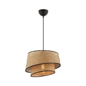 Lampă suspendată pe cablu BARETTE 1xE27/60W/230V maro/negru imagine