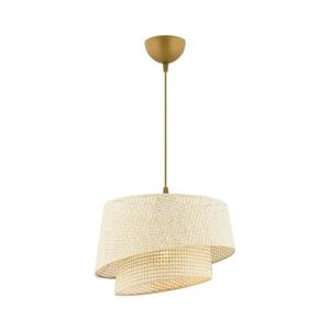 Lampă suspendată pe cablu BARETTE 1xE27/60W/230V, crem imagine