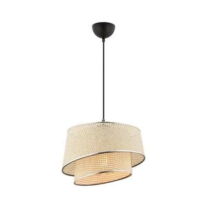 Suspensie pe cablu BARETTE 1xE27/60W/230V crem/crom lucios imagine