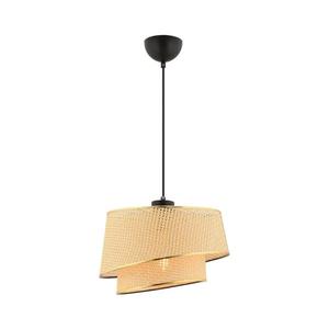 Pendul BARETTE pe cablu, 1 x E27, 60 W, 230 V, maro/auriu imagine