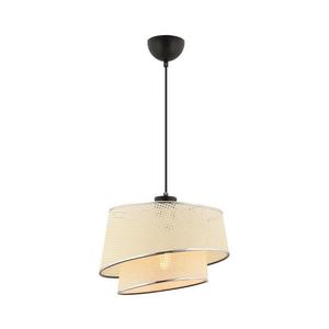 Lustră pe cablu BARETTE, 1xE27/60W/230V, crem/crom lucios imagine