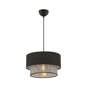 Lustră cu cablu ECHO 1xE27/60W/230V negru/gri imagine