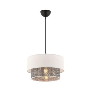 Pendul cu cablu ECHO 1xE27/60W/230V crem/gri imagine