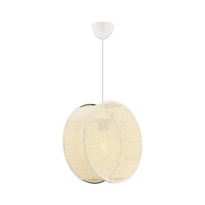 Pendul pe cablu BIG DRUM 1xE27/60W/230V, crem imagine