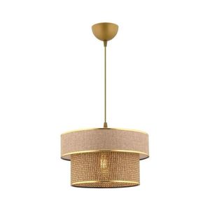 Lustră cu cablu ERO 1xE27/60W/230V maro/auriu imagine