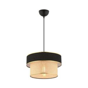 Lustră pe cablu ERO 1xE27/60W/230V negru/bej imagine