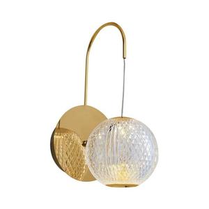 Aplica de perete LED CREMONA, 5W, 230V, 3000K, auriu imagine