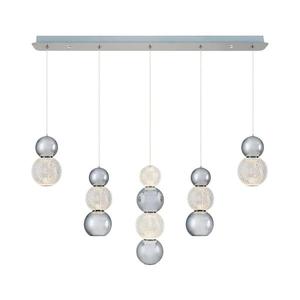 Lustră LED pe cablu CREMONA LED/27W/230V 3000K crom mat imagine