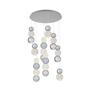 Lustră LED suspendată pe cablu CREMONA LED/51W/230V 3000K crom mat imagine