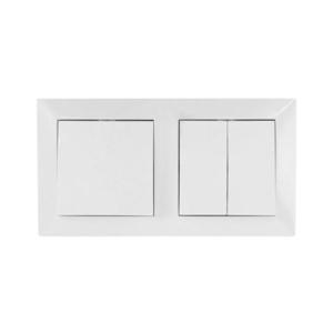 SET 2x întrerupător cu ramă imagine