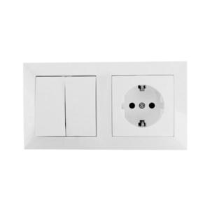 Întrerupător cu priză 1x16A/250V imagine